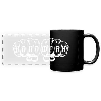 Panoramatasse schwarz "Handwerk" Schwarz One size Panoramatasse farbig