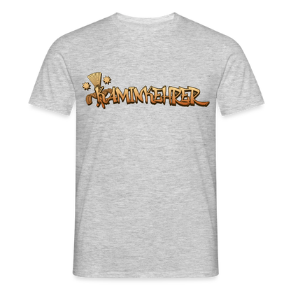 Unisex T-Shirt "Kaminkehrer" Grau meliert Männer T-Shirt