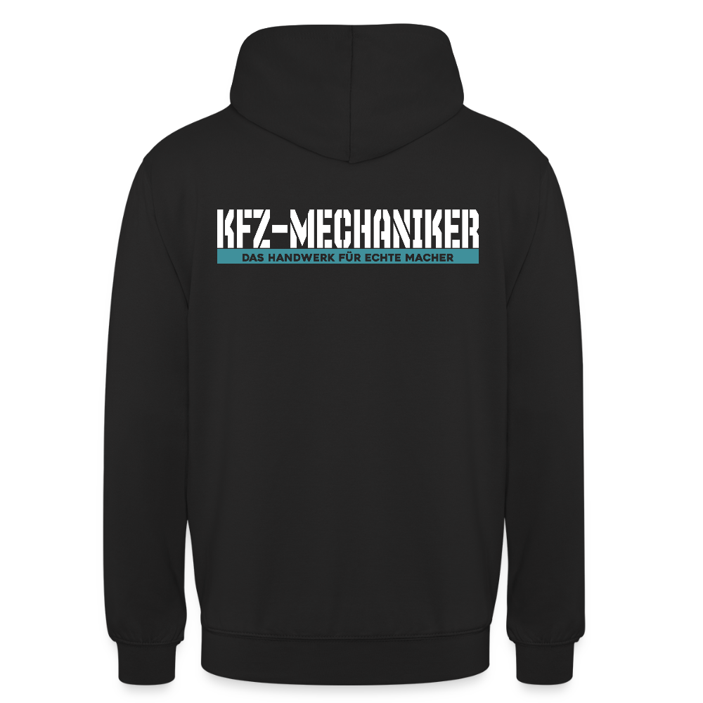 Unisex Hoodie HW-300 | MACHER "KFZ-Mechaniker" Schwarz Unisex Hoodie {{ color }}