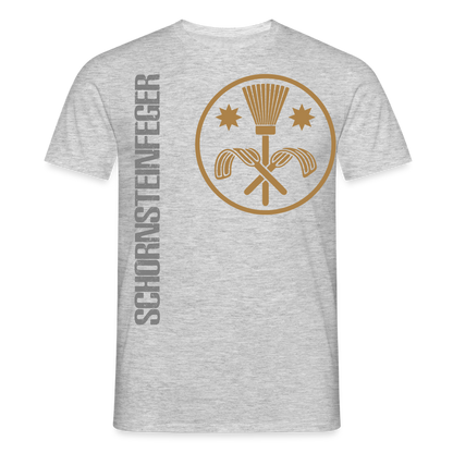 Unisex T-Shirt "Schornsteinfeger" Grau meliert Männer T-Shirt