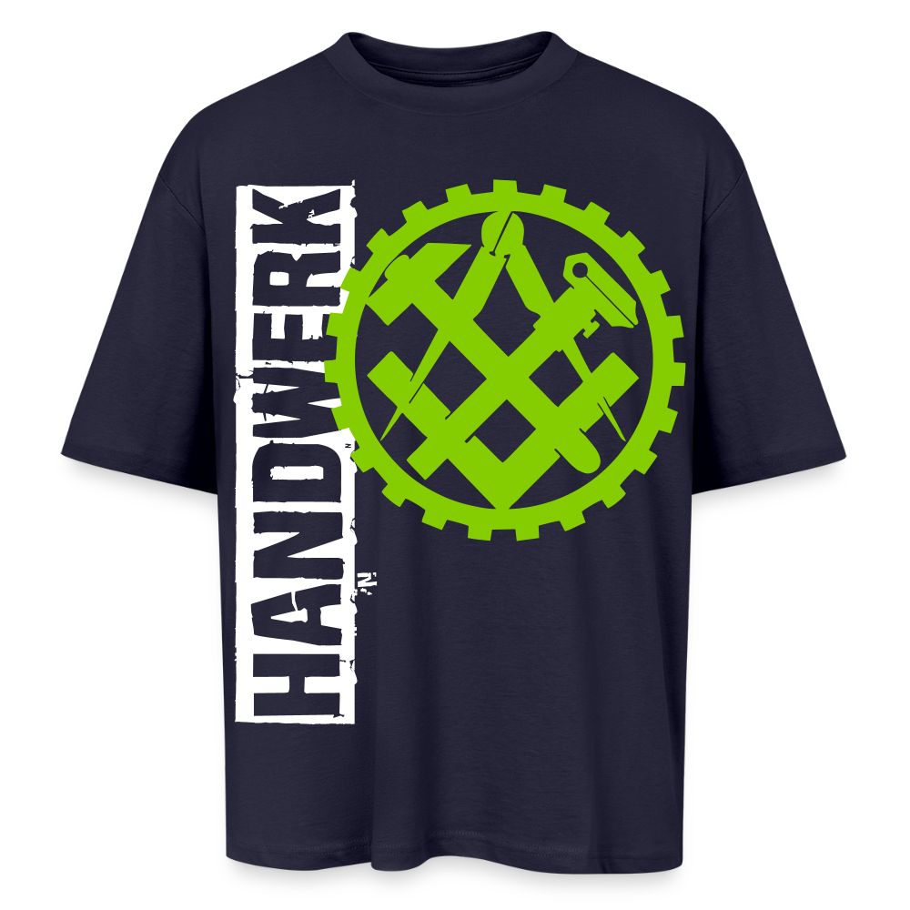 Oversized Unisex T-Shirt "Mechaniker" Navy Oversized Unisex T-Shirt