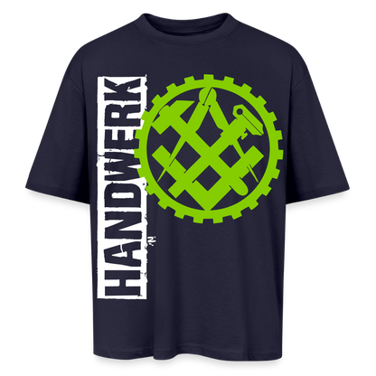 Oversized Unisex T-Shirt "Mechaniker" Navy Oversized Unisex T-Shirt
