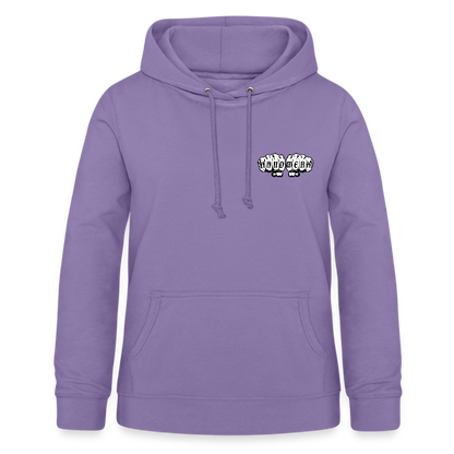 Frauen Hoodie "Metallbauerin" (beidseitig beruckt) - Lavendel