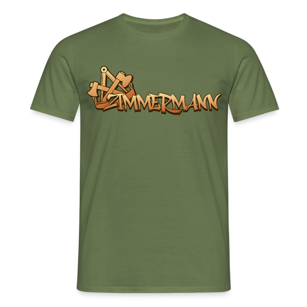 Unisex T-Shirt "Zimmermann" Militärgrün Männer T-Shirt