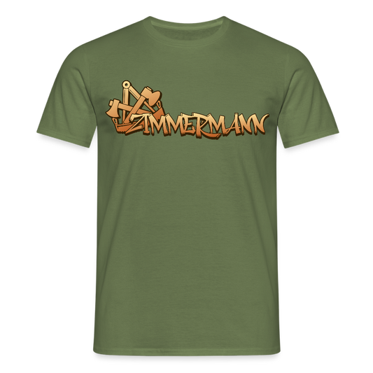 Unisex T-Shirt "Zimmermann" - Militärgrün