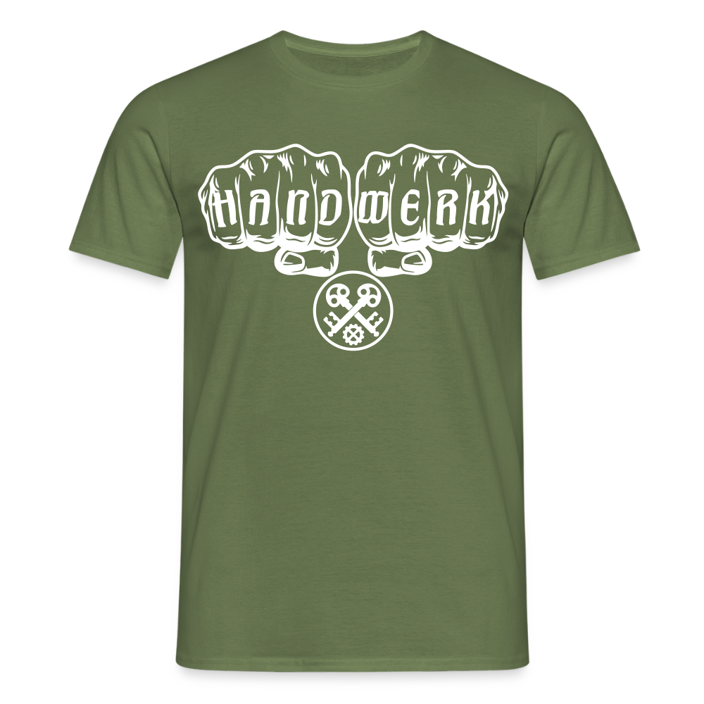Unisex T-Shirt "Schlosser" Militärgrün Männer T-Shirt
