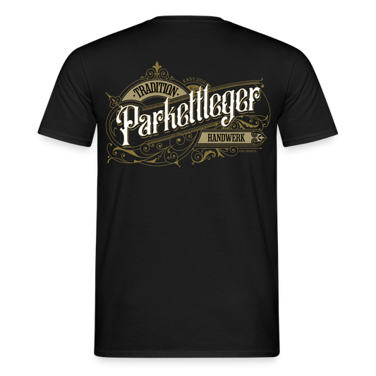 Unisex T-Shirt "Parkettleger"-Nostalgie Schwarz Männer T-Shirt {{ color }}