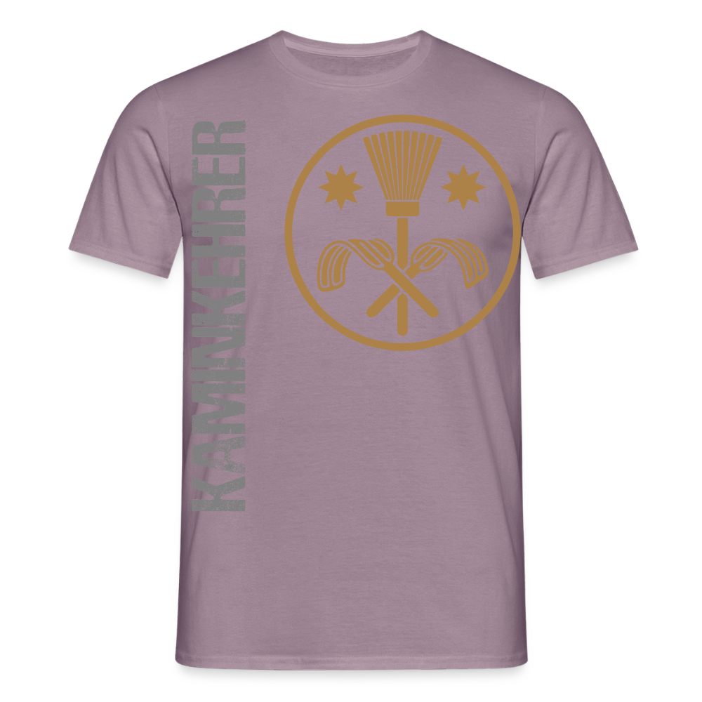 Unisex T-Shirt "Kaminkehrer" Lilagrau Männer T-Shirt