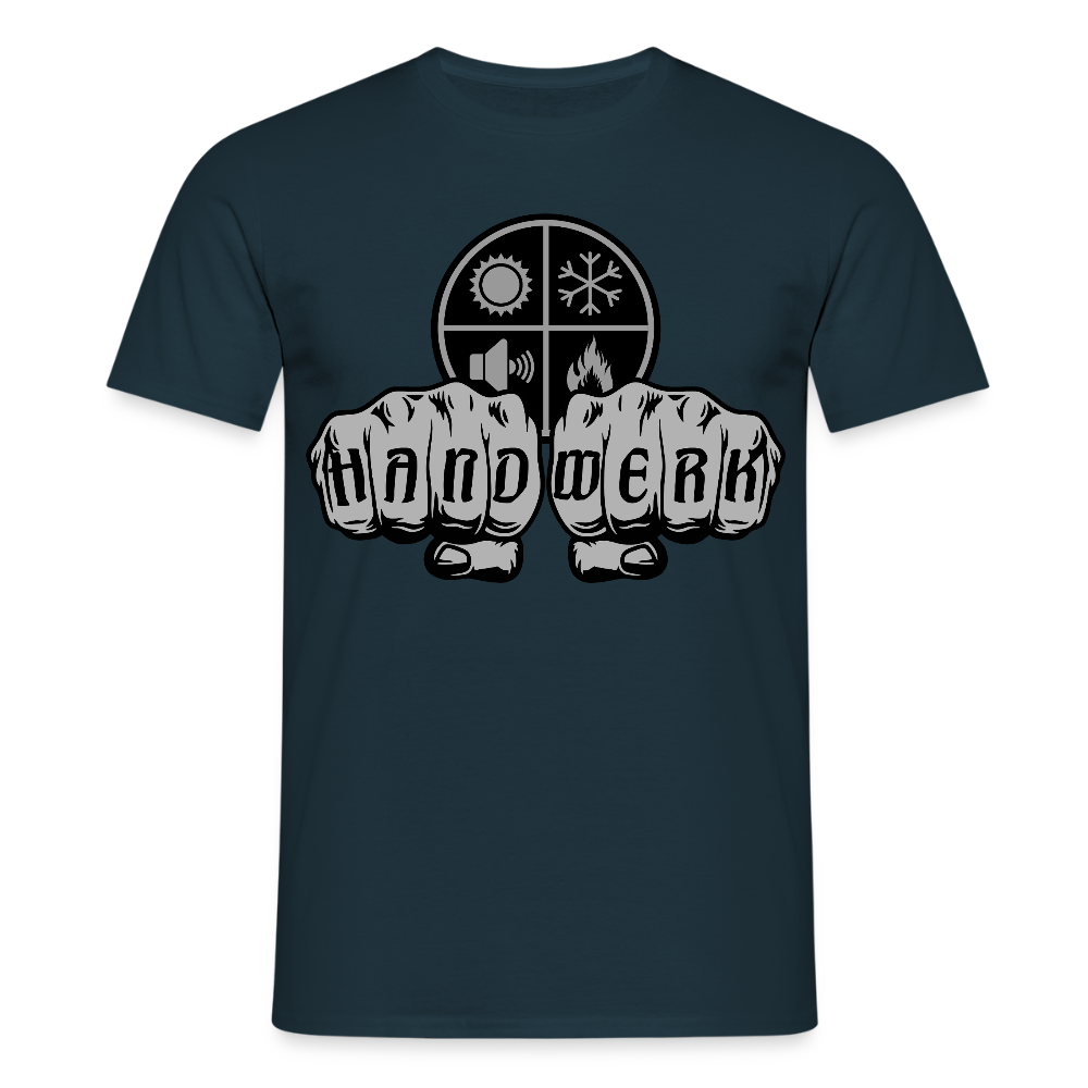 Unisex T-Shirt "Isolierer" Navy Männer T-Shirt