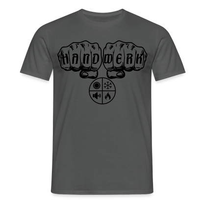 Unisex T-Shirt "Isolierer" Anthrazit Männer T-Shirt
