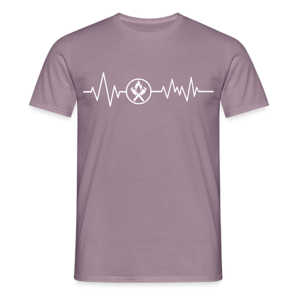 Unisex T-Shirt "Heizungsbauer" Lilagrau Männer T-Shirt