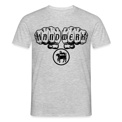 Unisex T-Shirt "Fleischer" Grau meliert Männer T-Shirt