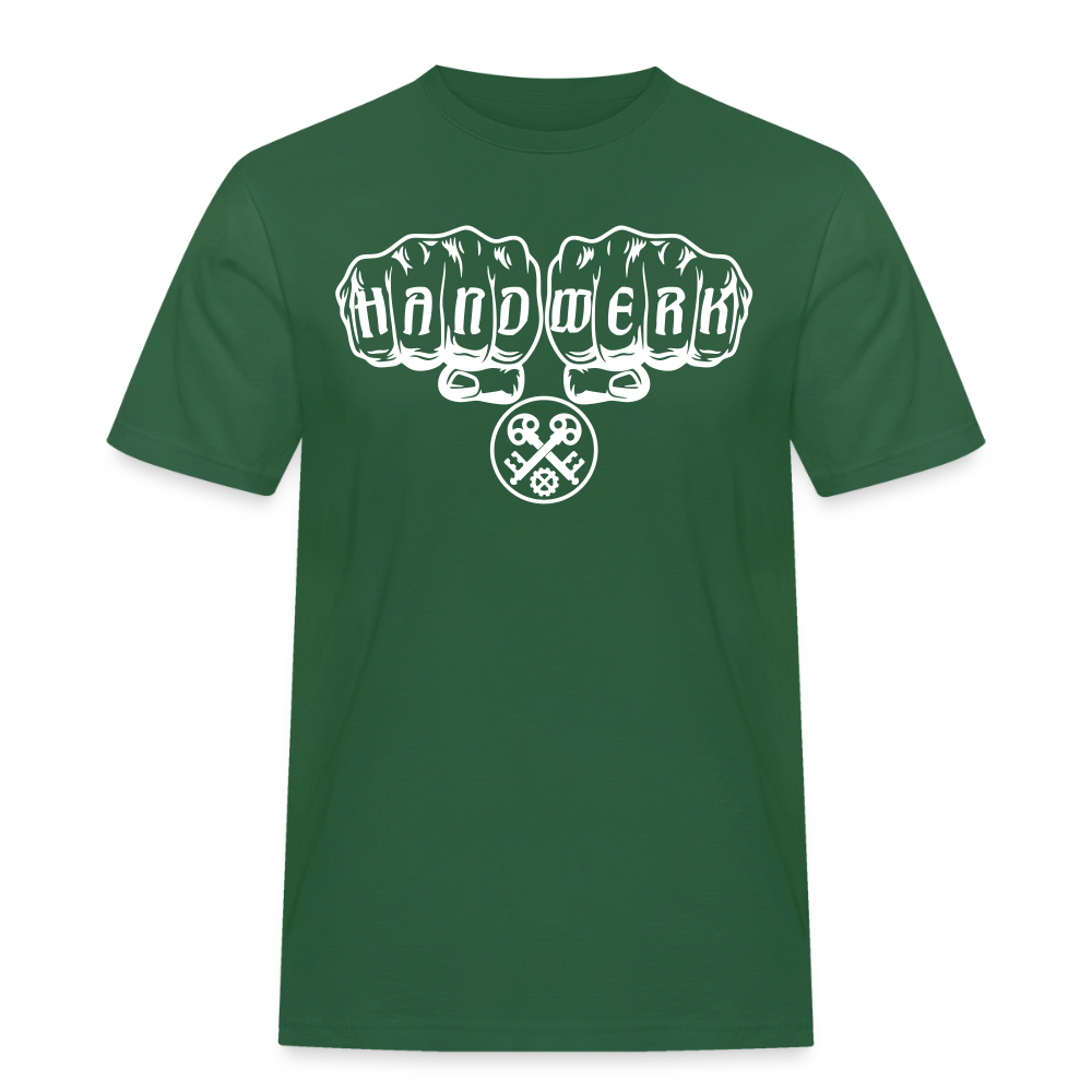 Männer Workwear T-Shirt "Schlosser" Flaschengrün Männer Workwear T-Shirt