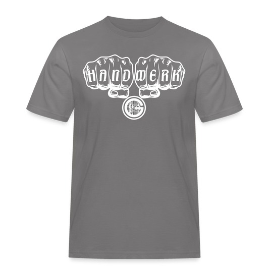 Männer Workwear T-Shirt "Gerüstbauer" - Grau
