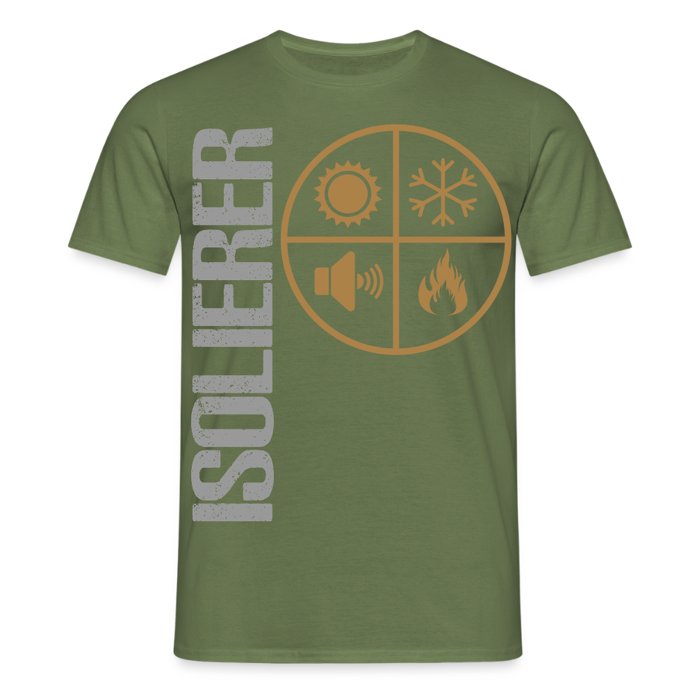 Unisex T-Shirt "Isolierer" Militärgrün Männer T-Shirt