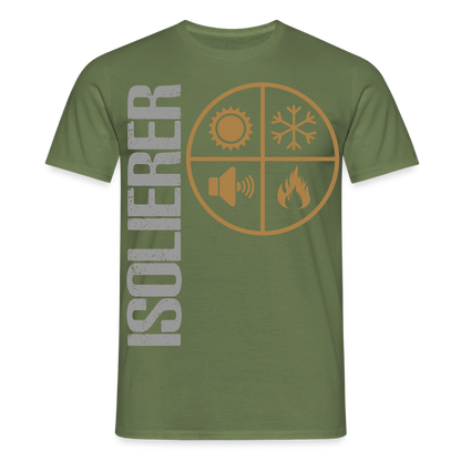 Unisex T-Shirt "Isolierer" Militärgrün Männer T-Shirt