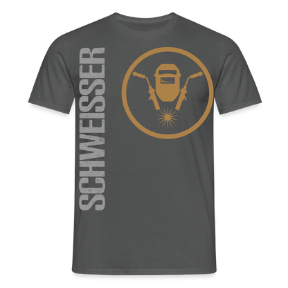 Unisex T-Shirt "Schweisser" Anthrazit Männer T-Shirt