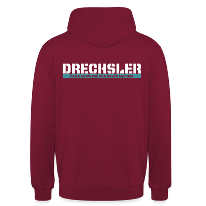 Unisex Hoodie HW-300 | MACHER "Drechsler" Bordeaux Unisex Hoodie {{ color }}