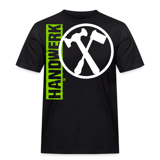 Unisex Workwear T-Shirt "Installateur" Schwarz Männer Workwear T-Shirt