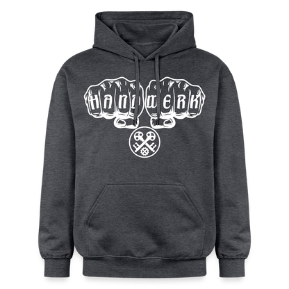 Gildan Unisex Softstyle® "Schlosser" Dunkelgrau meliert Gildan Unisex Softstyle® Midweight Hoodie