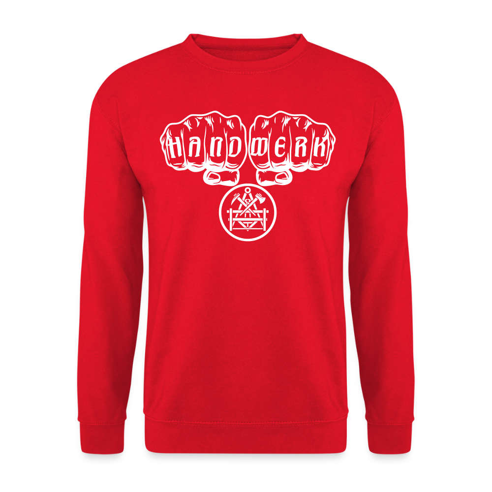Unisex Pullover "Betonbauer" Rot Unisex Pullover