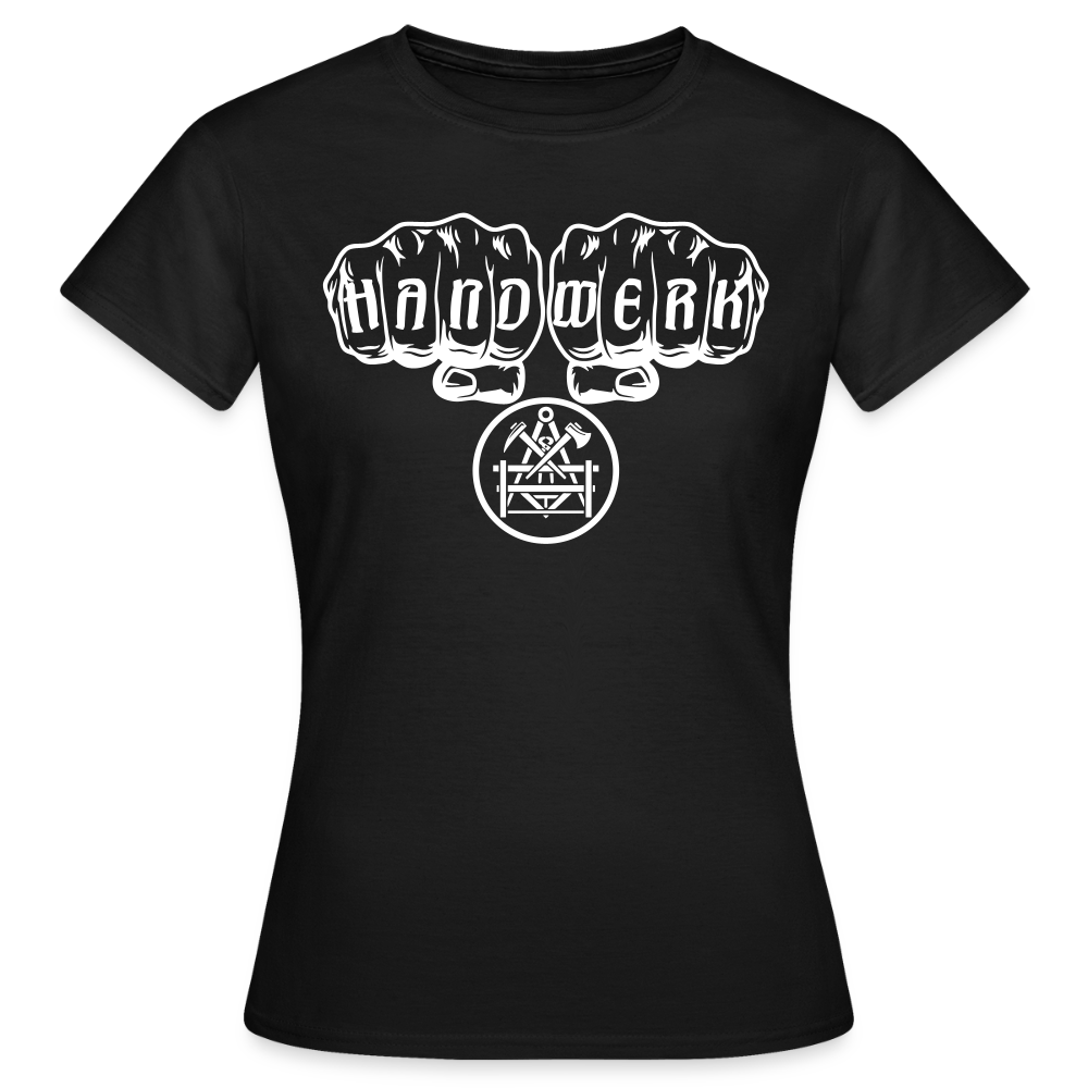 Frauen T-Shirt "Betonbauer" Schwarz Frauen T-Shirt