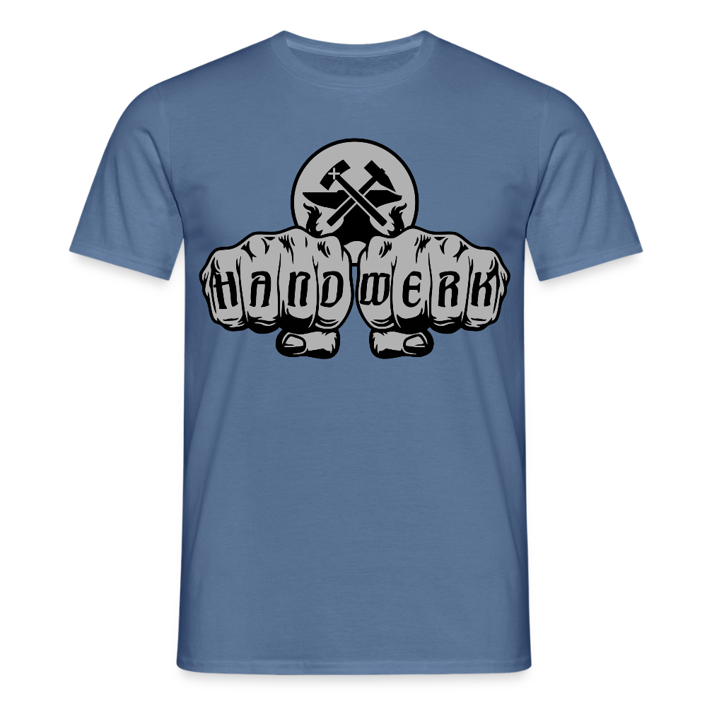 Unisex T-Shirt "Metallbauer" Taubenblau Männer T-Shirt