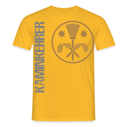 Unisex T-Shirt "Kaminkehrer" Gelb Männer T-Shirt
