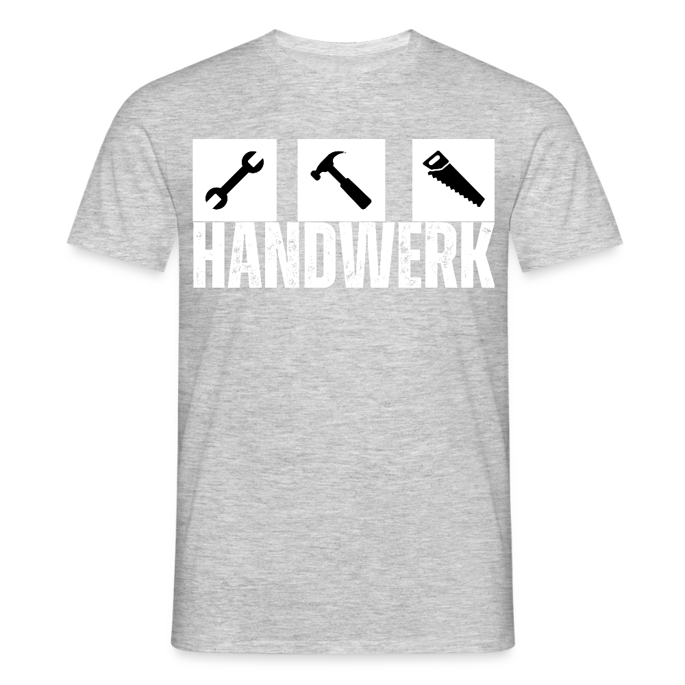 Unisex T-Shirt "Werkzeug" Grau meliert Männer T-Shirt