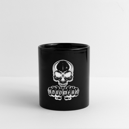 Panoramatasse schwarz "Skull-Handwerk" Panoramatasse farbig