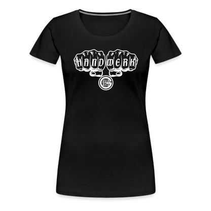 Frauen Premium T-Shirt "Gerüstbauer" - Schwarz