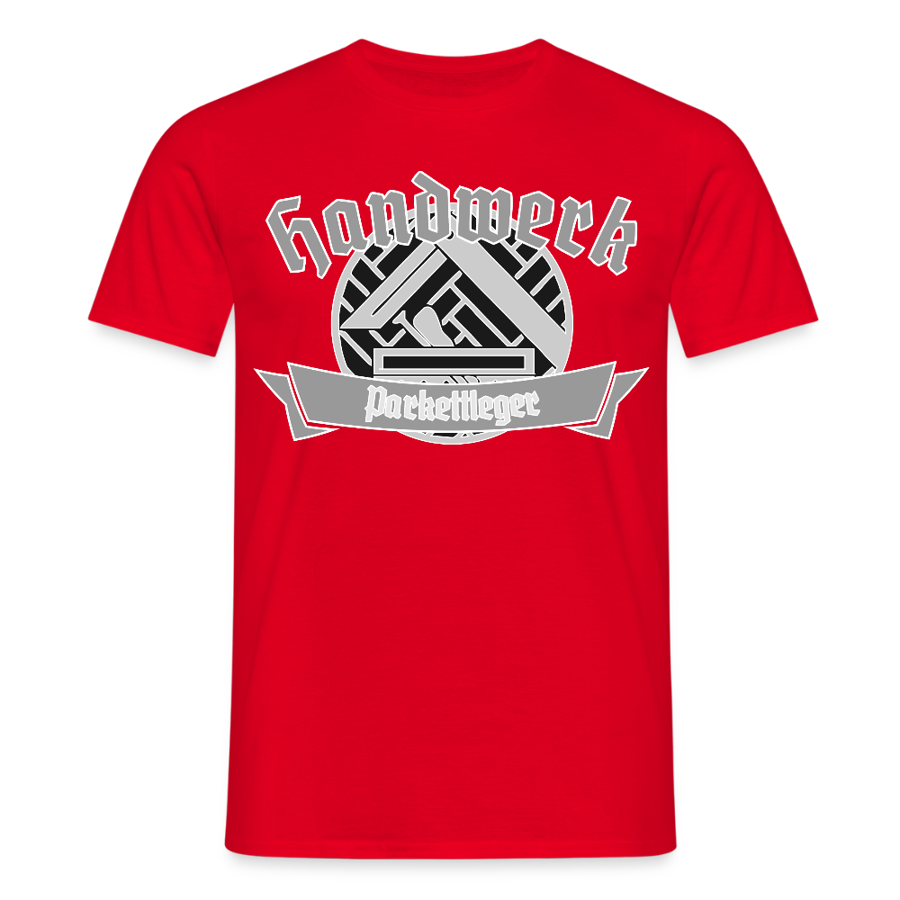 Unisex T-Shirt "Parkettleger" Rot Männer T-Shirt