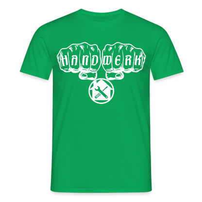 Unisex T-Shirt "Hausmeister" Kelly Green Männer T-Shirt