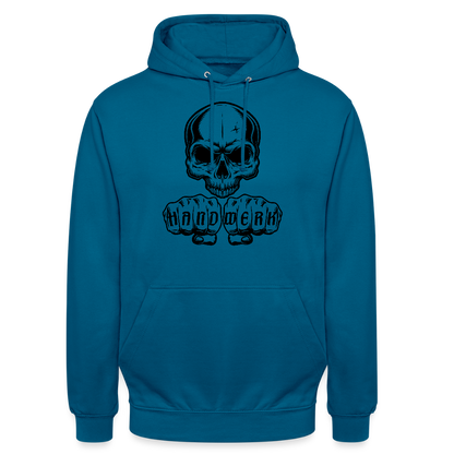 Unisex Hoodie "Skull-Handwerk" Tiefseeblau Unisex Hoodie