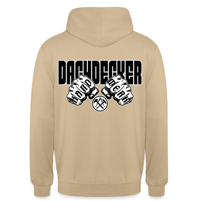 Unisex Hoodie "Dachdecker" Beige Unisex Hoodie