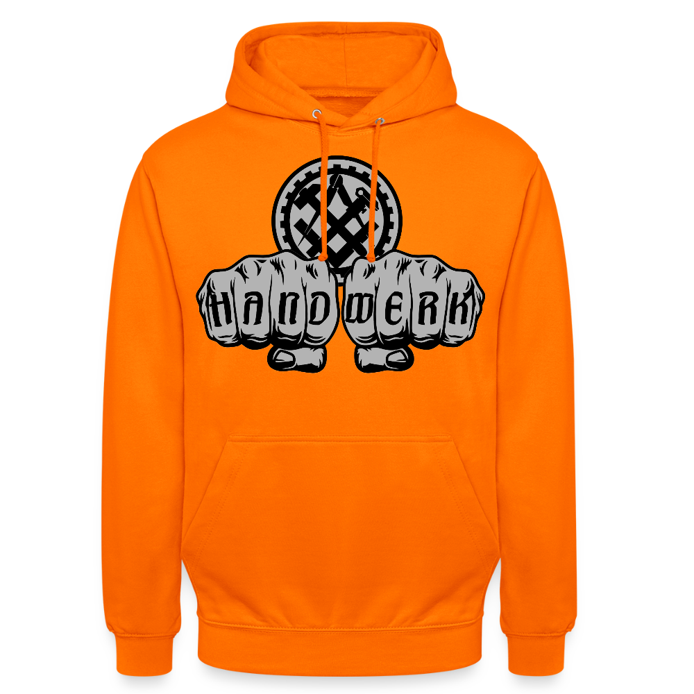 Unisex Hoodie "Mechaniker" Orange Unisex Hoodie