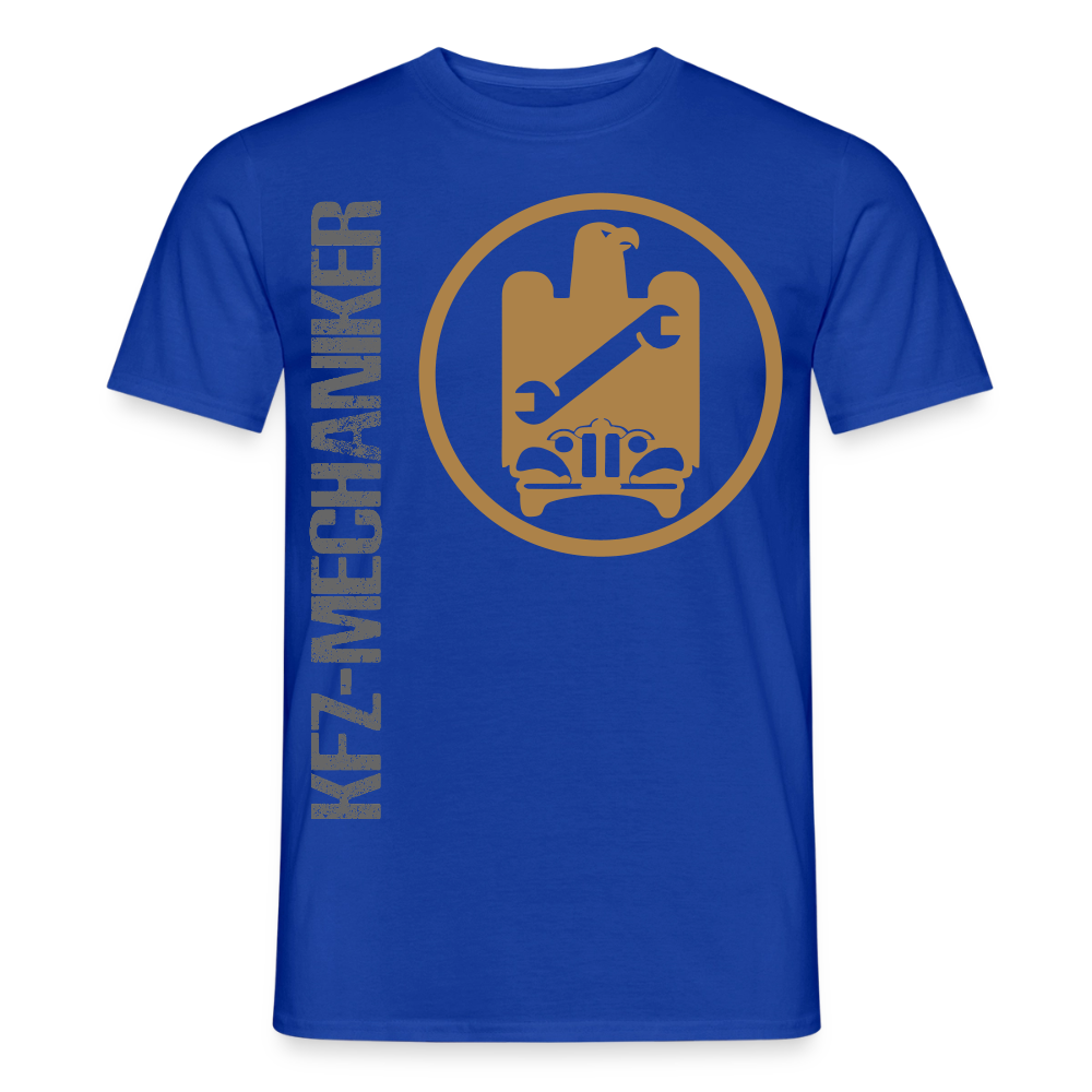Unisex KFZ-Mechaniker T-Shirt von Spreadconnect, bequemes Männer T-Shirt mit modernem Design, sichtbar mit KFZ-Mechaniker-Print.