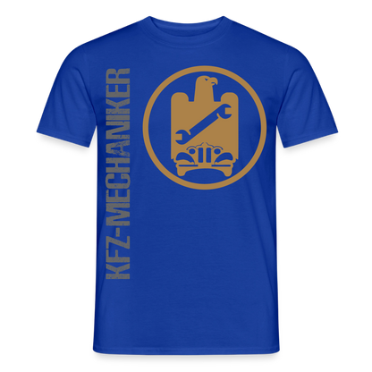 Unisex KFZ-Mechaniker T-Shirt von Spreadconnect, bequemes Männer T-Shirt mit modernem Design, sichtbar mit KFZ-Mechaniker-Print.