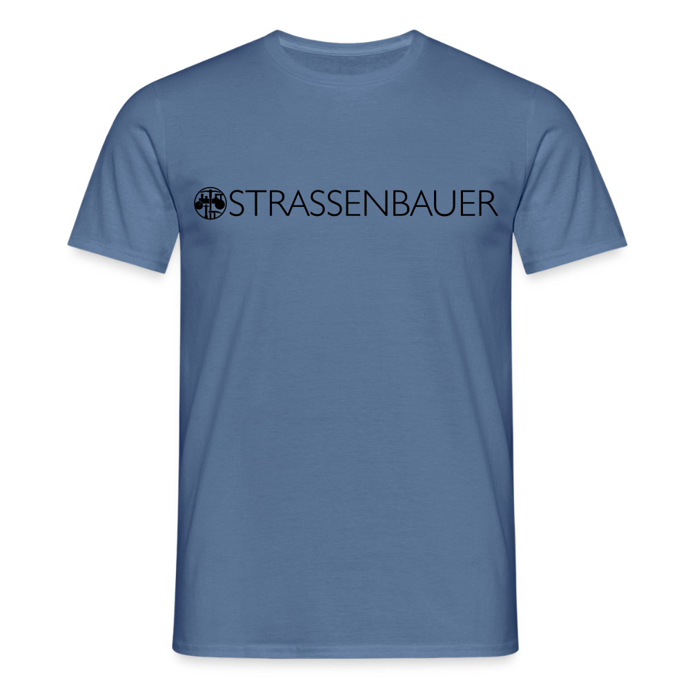 Unisex T-Shirt "Strassenbauer" Taubenblau Männer T-Shirt