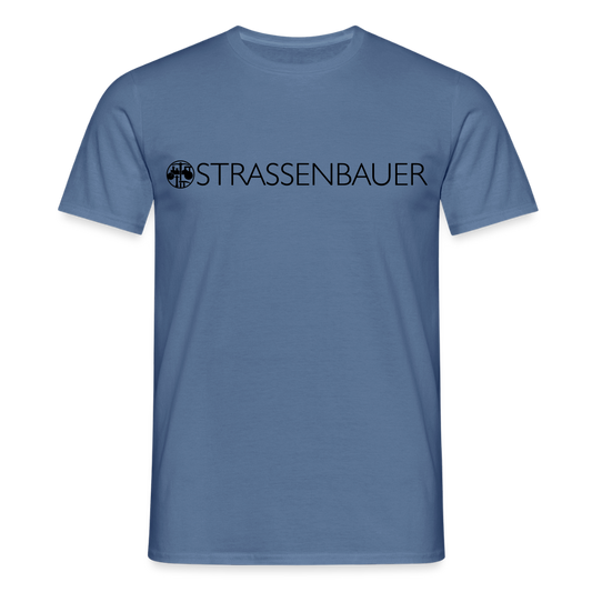 Unisex T-Shirt "Strassenbauer" Taubenblau Männer T-Shirt
