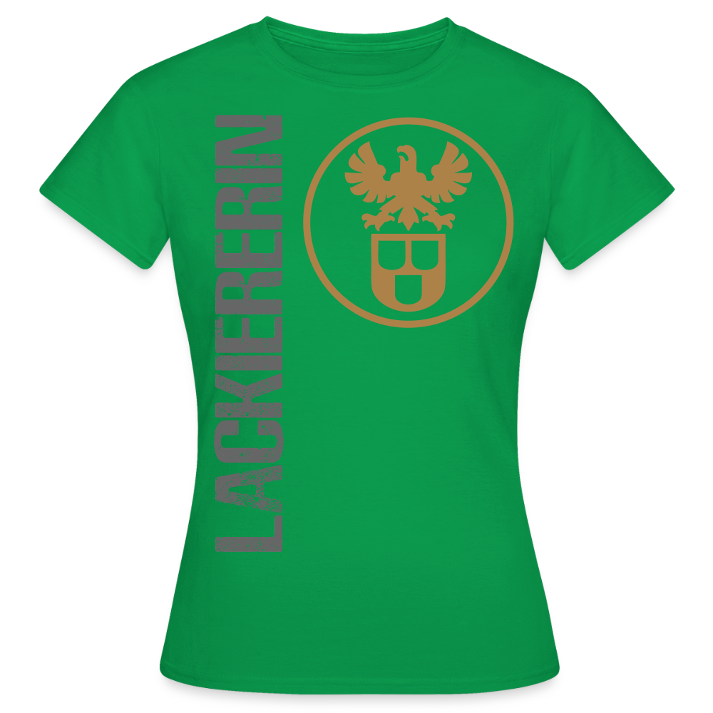 Frauen T-Shirt "Lackiererin" Kelly Green Frauen T-Shirt