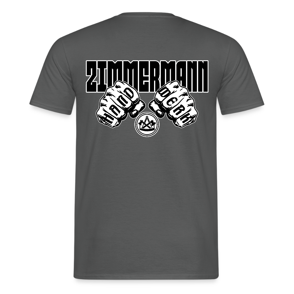 Unisex T-Shirt "Zimmermann" Anthrazit Männer T-Shirt