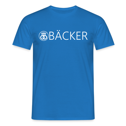 Unisex T-Shirt "Bäcker" Royalblau Männer T-Shirt