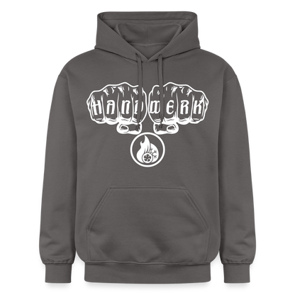 Gildan Unisex Softstyle® "Klimatechniker" Dunkelgrau Gildan Unisex Softstyle® Midweight Hoodie