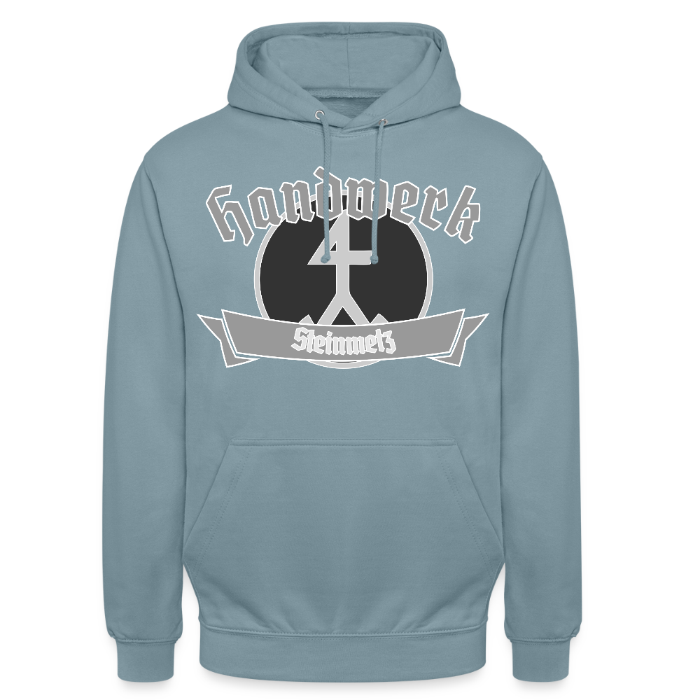 Unisex Hoodie "Steinmetz" Nebelblau Unisex Hoodie