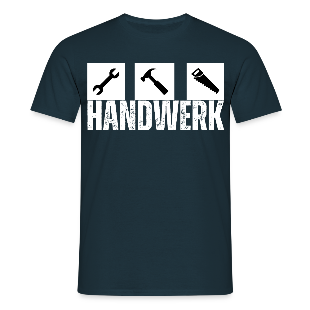 Unisex T-Shirt "Werkzeug" Navy Männer T-Shirt