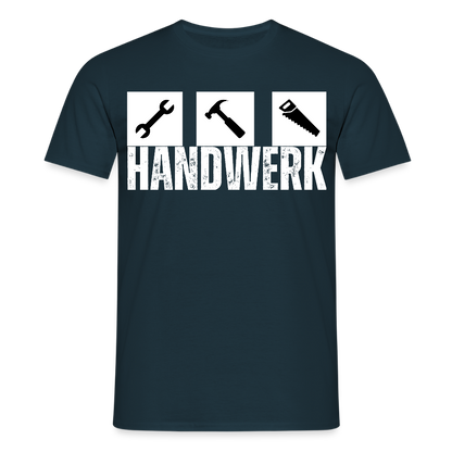 Unisex T-Shirt "Werkzeug" Navy Männer T-Shirt