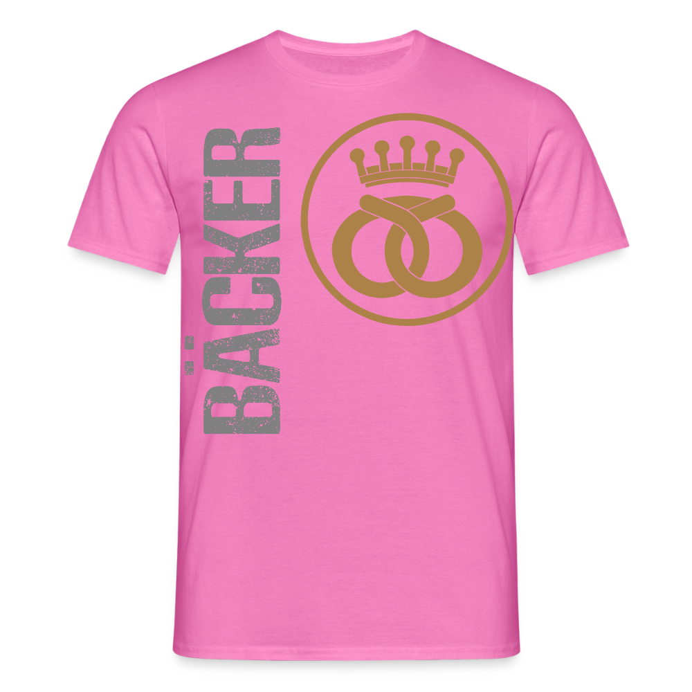Unisex T-Shirt "Bäcker" Pink Männer T-Shirt