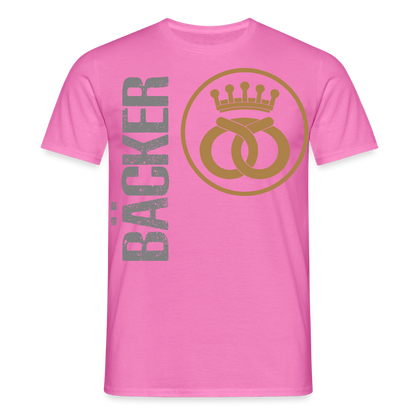 Unisex T-Shirt "Bäcker" Pink Männer T-Shirt