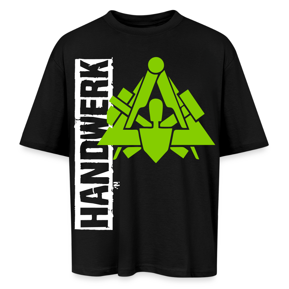 Oversized Unisex T-Shirt "Maurer" Schwarz Oversized Unisex T-Shirt